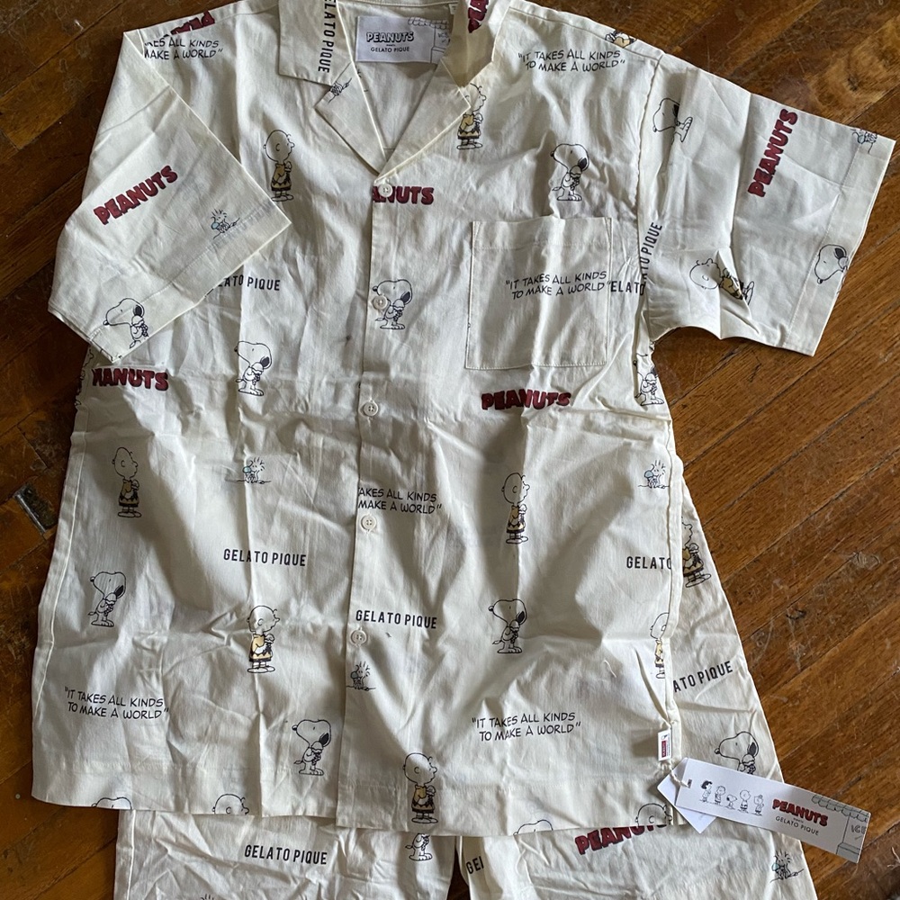 Peanuts Gelato Pique shirt and shirt set